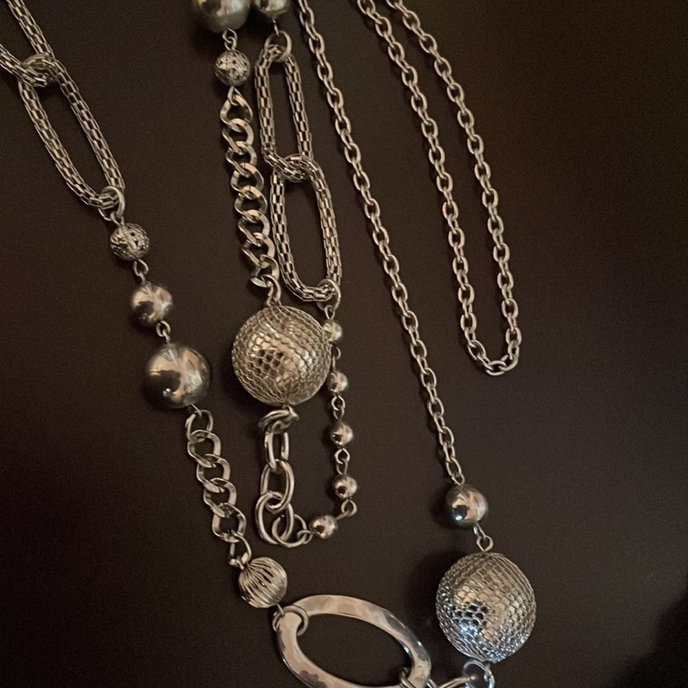 Silver necklace - Picture 3 of 3